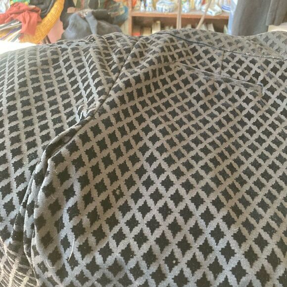 Crown & Ivy evening holiday black velvet patterned pull on pants w/ pockets❤️ - Picture 9 of 10